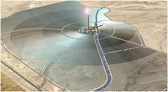 Torre de energia solar gigante ‘Olho de Sauron’ no deserto de Israel está revolucionando o mercado 