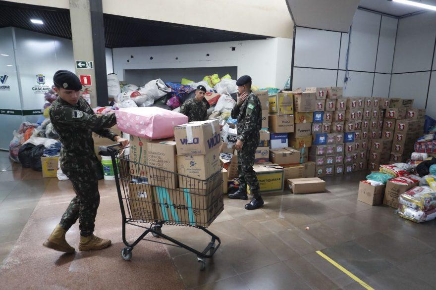 Defesa Civil de Cascavel prioriza arrecadação de materiais de construção para Rio Bonito do Iguaçu