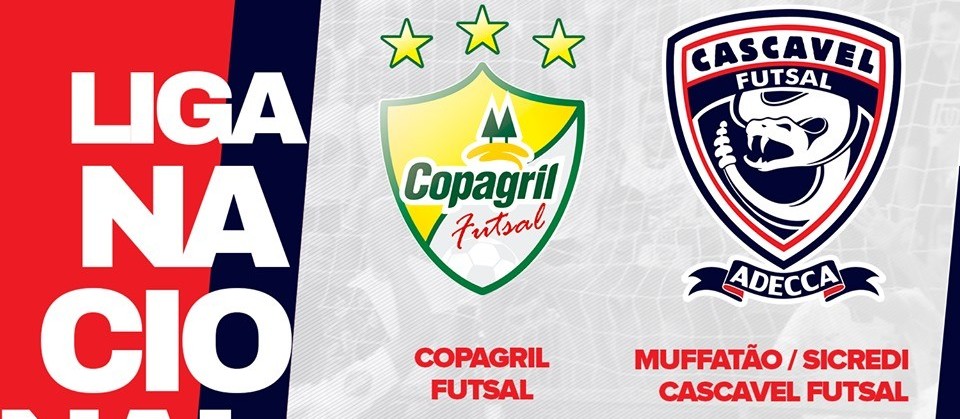 Cascavel Futsal enfrenta Copagril neste domingo