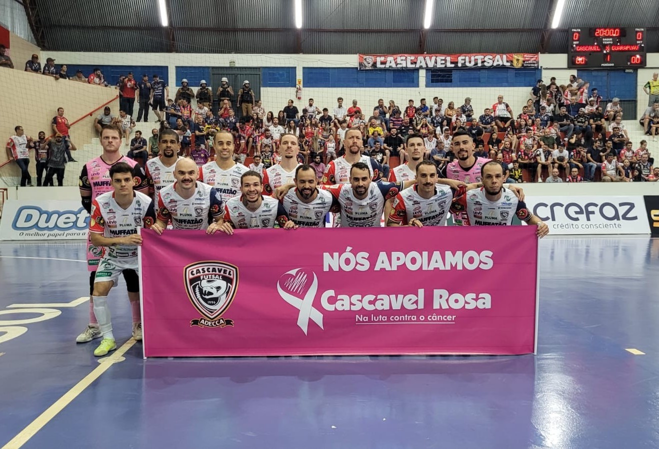 Cascavel futsal goleia Guarapuava e enfrenta Foz nas quartas de final do Paranaense