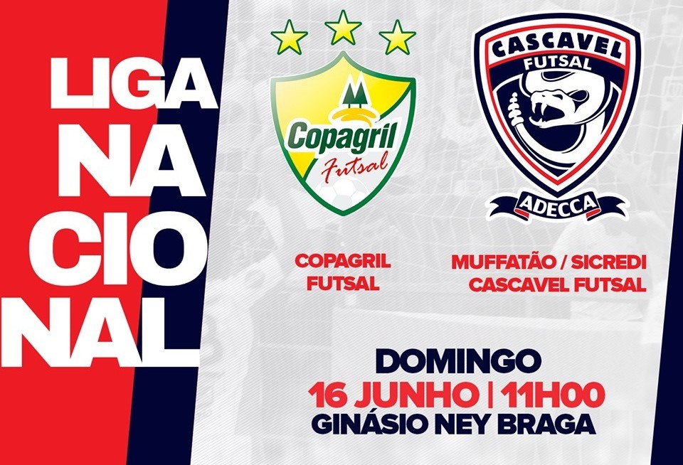 Cascavel Futsal enfrenta Copagril neste domingo