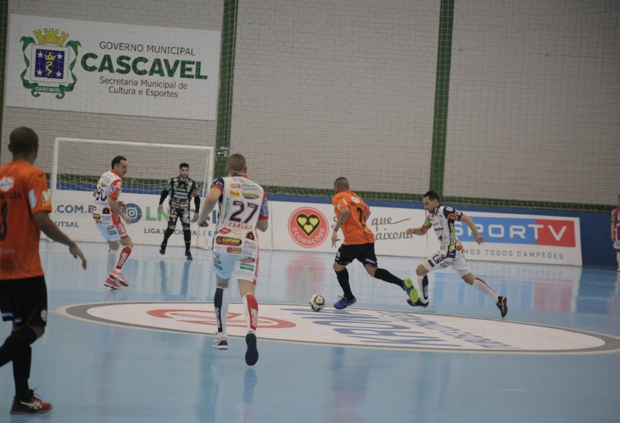 Cascavel Futsal empata em 1x1 com Carlos Barbosa 