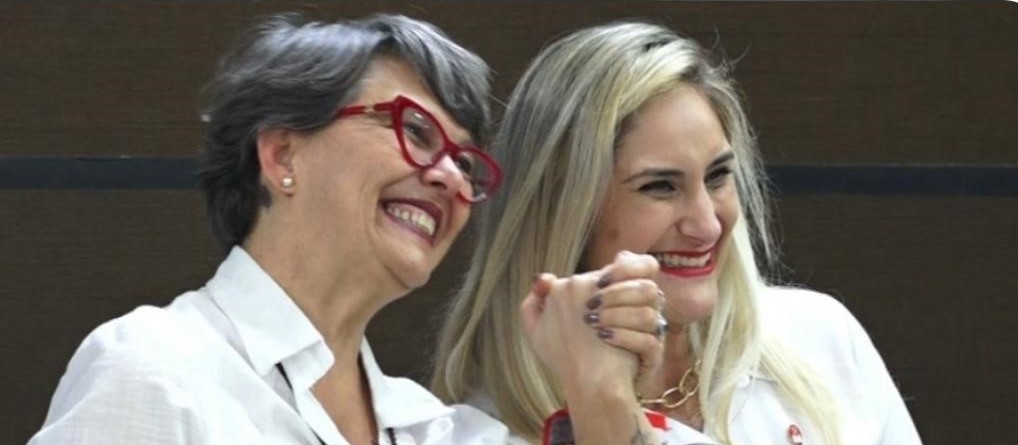 "Com muita honra a gente vai ter a Monica como minha vice, é tempo das mulheres estarem no poder", diz Liliam