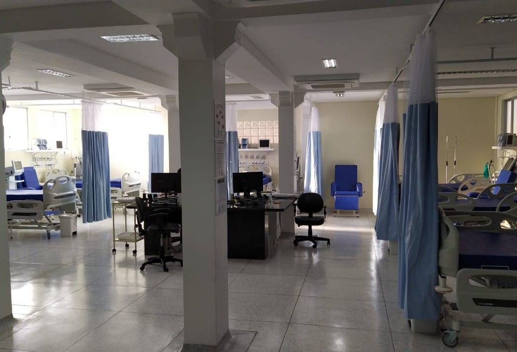 Hospital de Retaguarda: leitos de UTI serão exclusivos para Covid