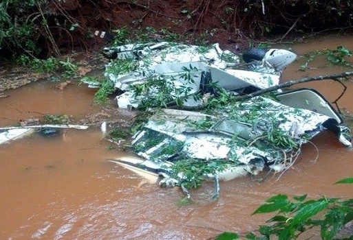 Quatro pessoas morrem vítimas de acidente aéreo na região central do Paraná