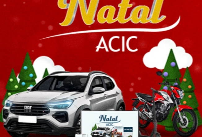 ACIC fará sorteio da Campanha de Natal nesta quarta-feira (28)